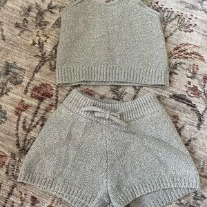 Rylee and Cru Knit Tank and Shorts Set